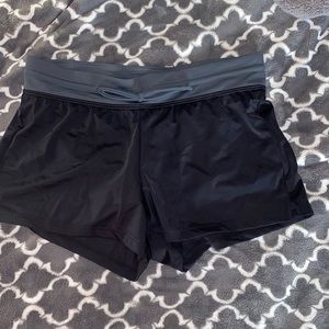 Title nine black and gray swim shorts